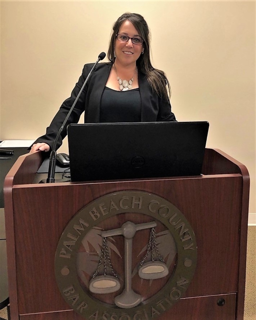 Genny Bernstein Speaks at Palm Beach County Bar Association Event in November 2019