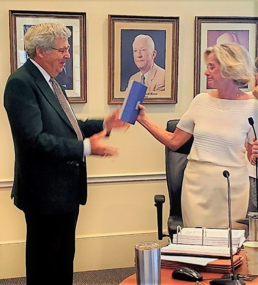 Skip Randolph Receives Proclamation Mayor PB 2