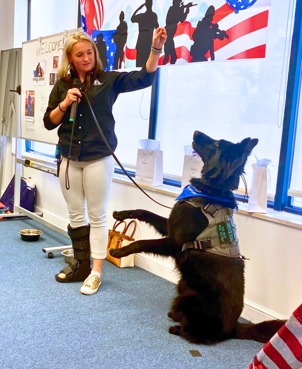 Mycaela Mc Corry and Zara Blue Paws 4 Liberty