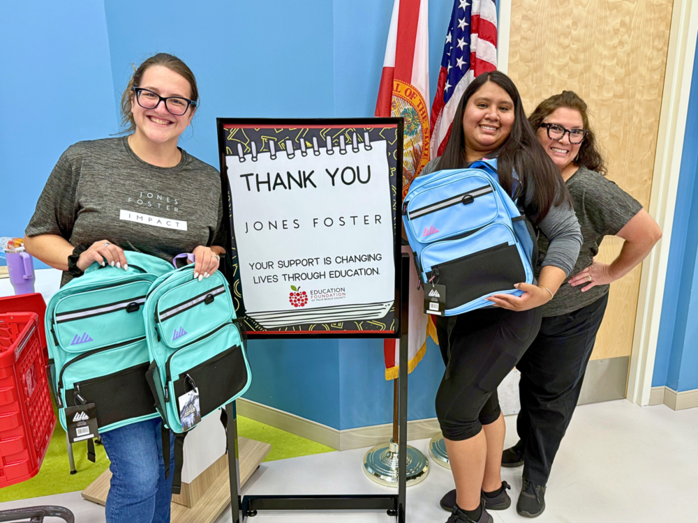 Jones Foster Serves as Education Foundation Backpack Build Sponsor