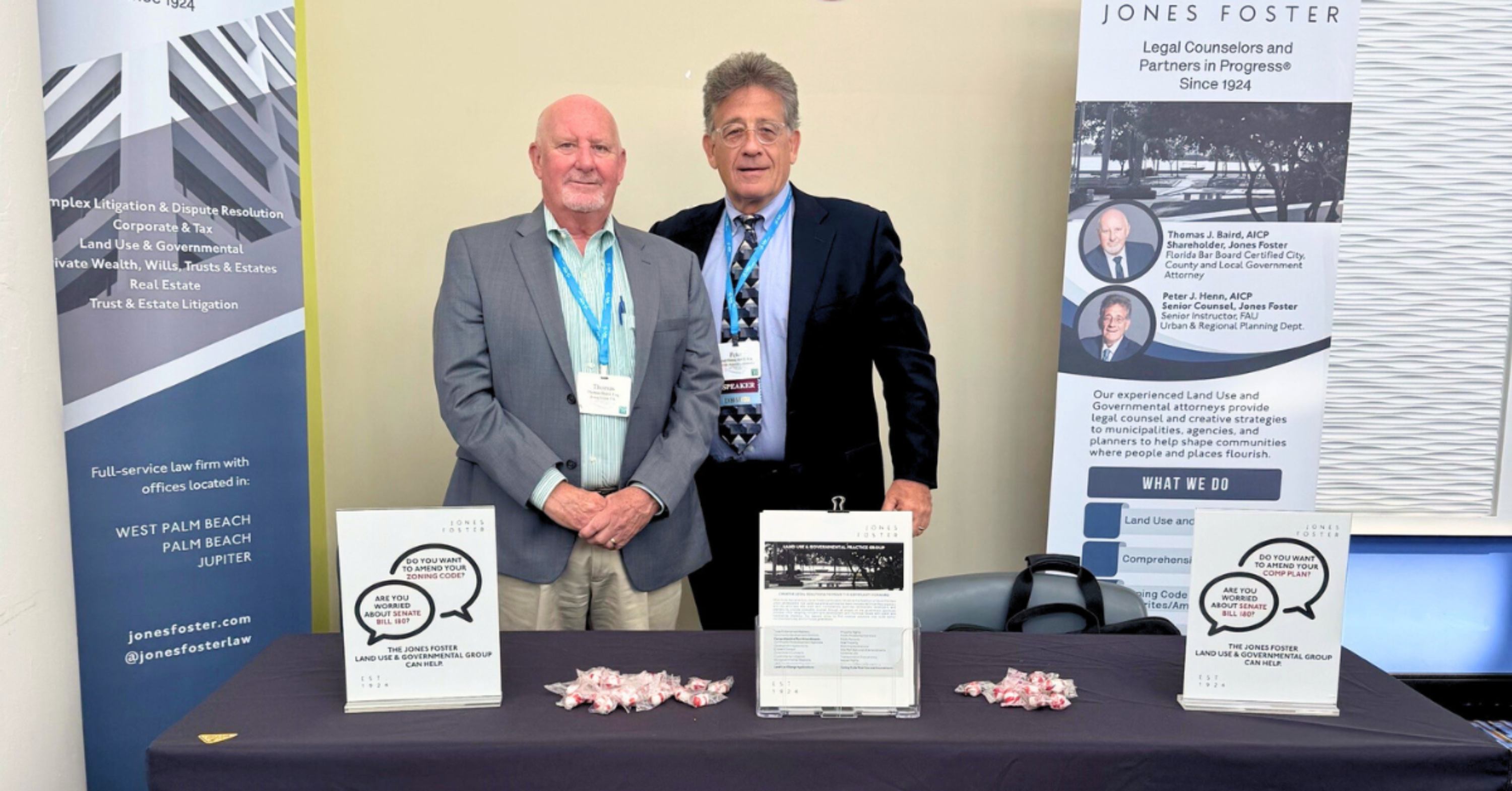 Peter Henn and Thomas Baird at the 2025 APA Florida Planning Conference