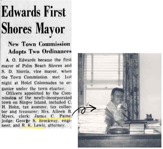 1951 Palm Beach Shores Officers Thumbnail