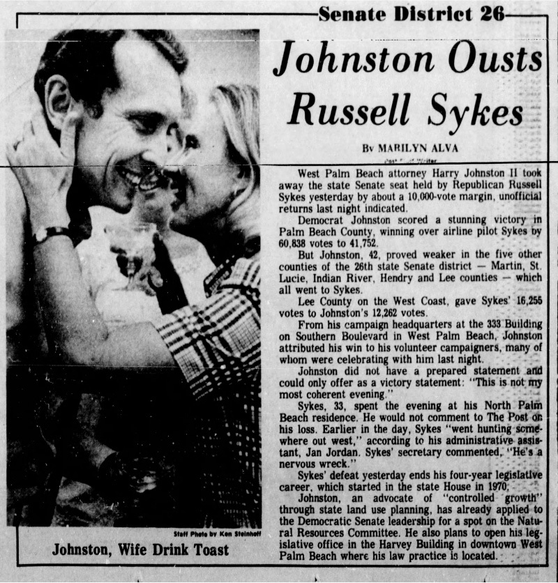 1974 HAJ Florida Senator Full Clipping