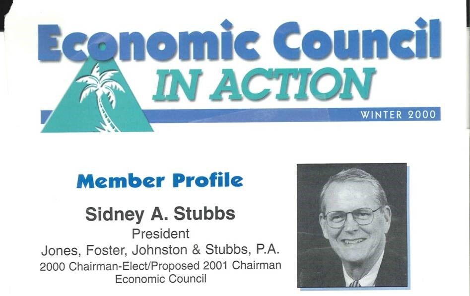 2001 Sid Stubbs Economic Council Thumbnail
