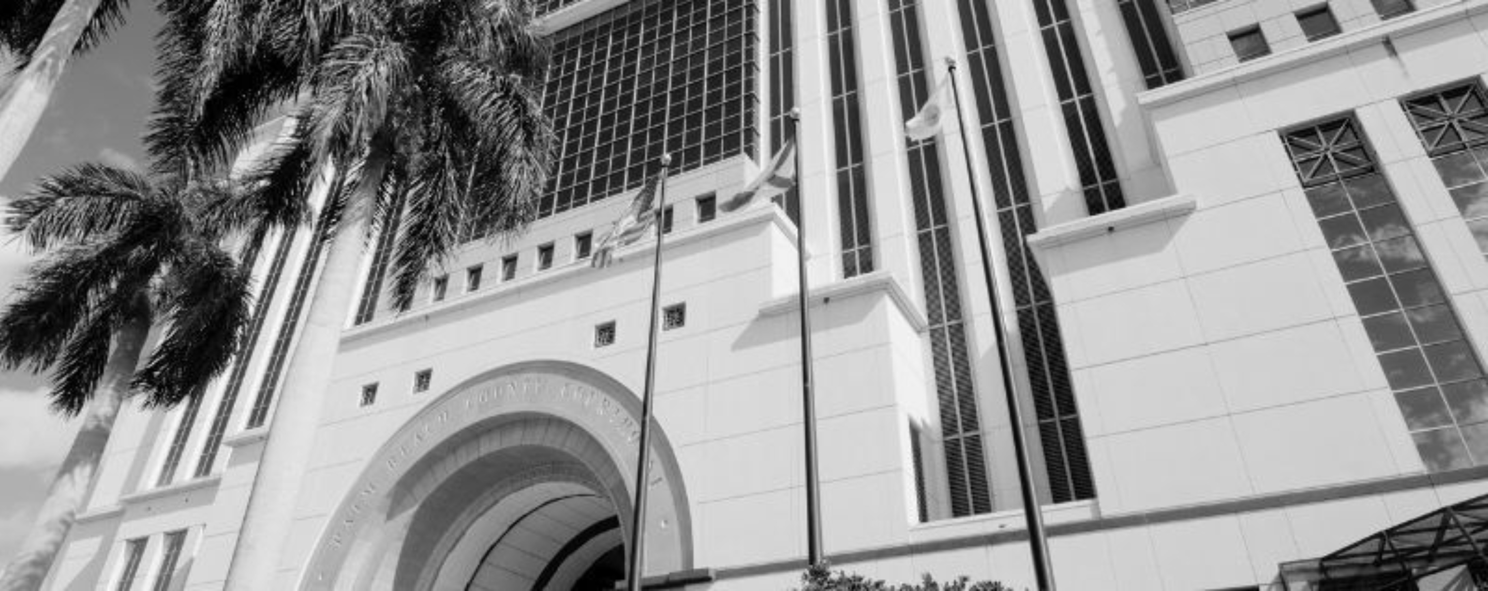 Palm Beach County Courthouse in West Palm Beach Florida